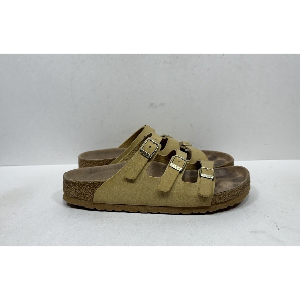Birkenstock Florida Fresh Vegan Women's Size 7 Narrow Latte Cream